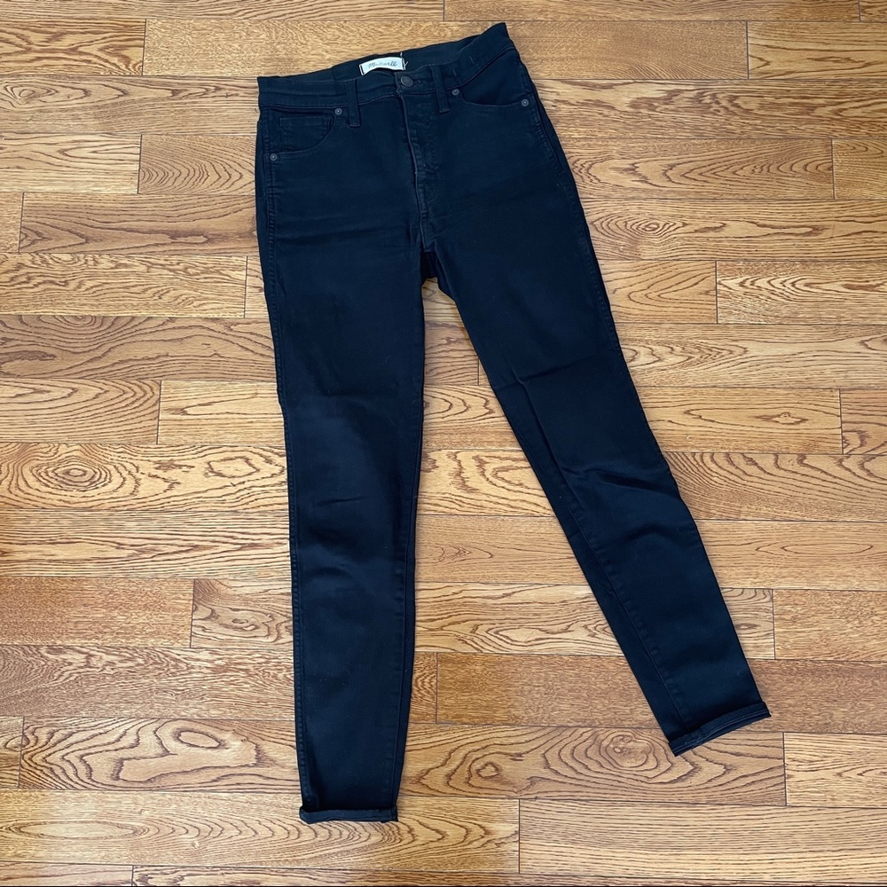 Madewell 10” high-rise skinny black